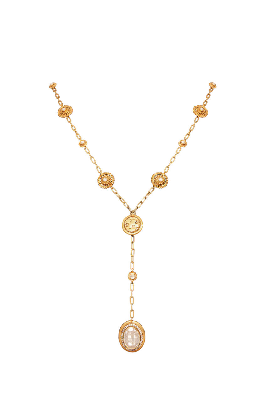 The Haathi Icon Drop Necklace, , image 1