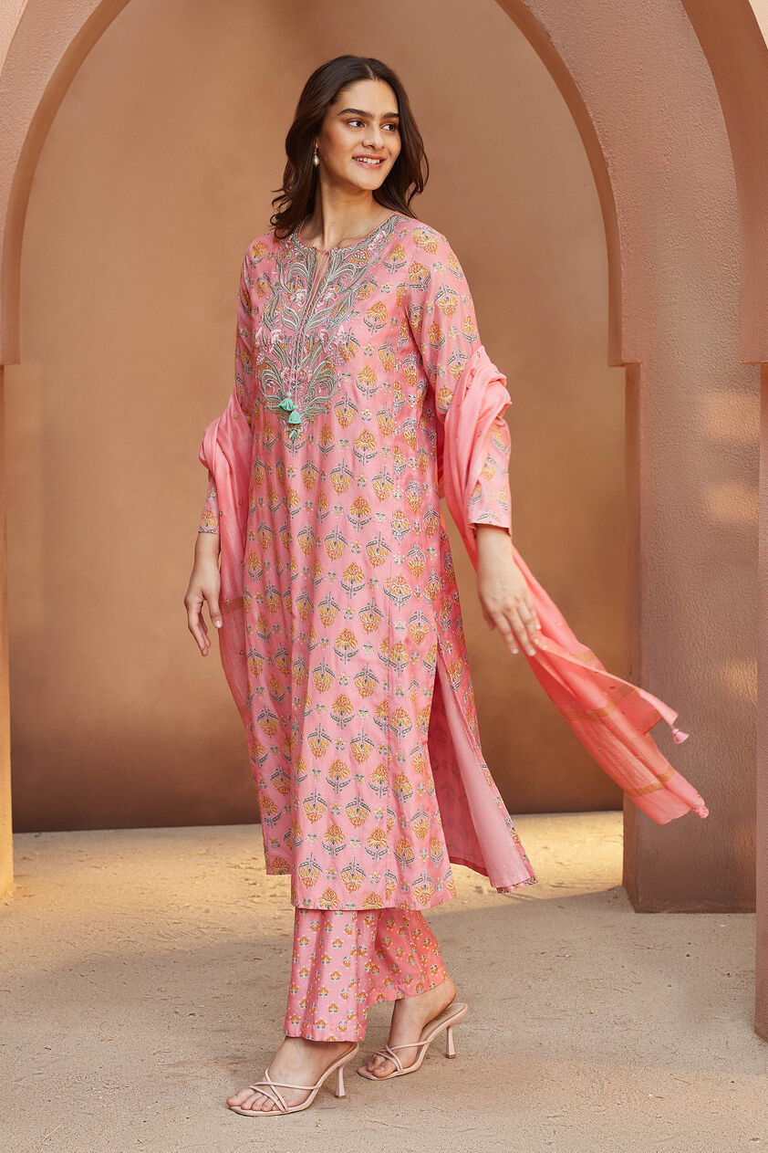 Aritri Suit Set - Pink, Pink, image 2