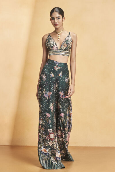 Life Of The Nightforest Pant Set - Green