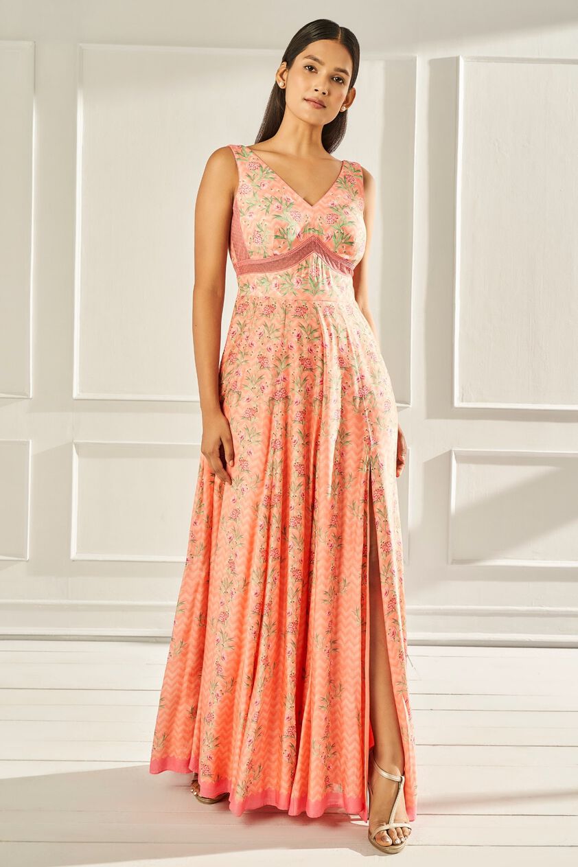 1 - Isabella Gown – Coral, image 1