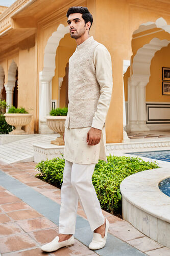Gaith Nehru Jacket - Off White, Off White, image 2