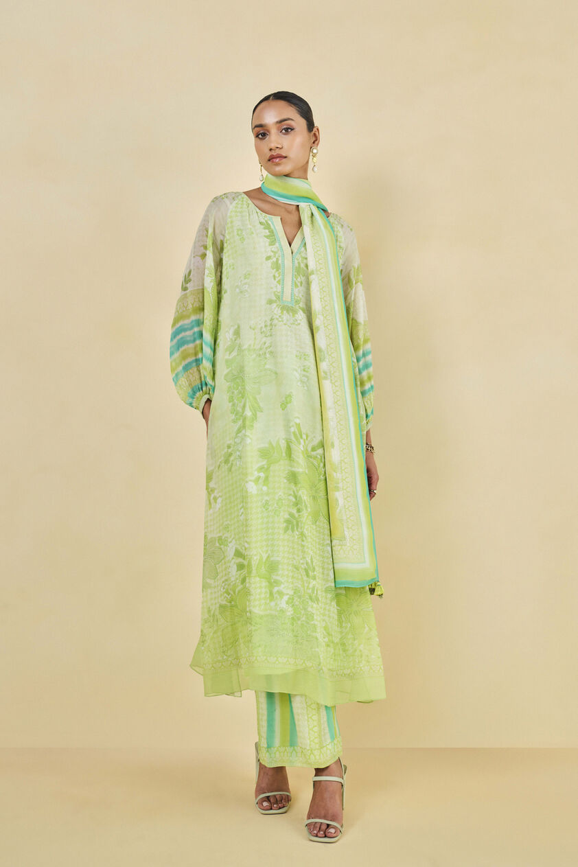 Mongo Suit Set - Lime, Lime, image 1