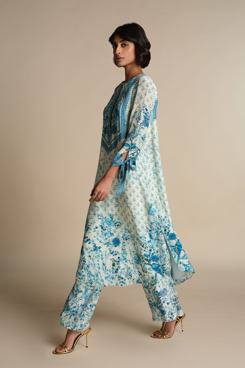 Twila Kurta Set  - White, White, image 3