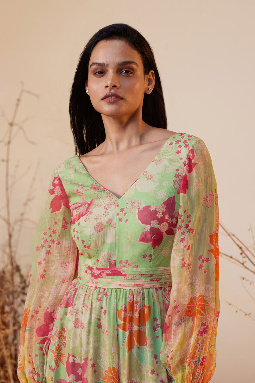 Juliette Dress - Lime, Lime, image 6