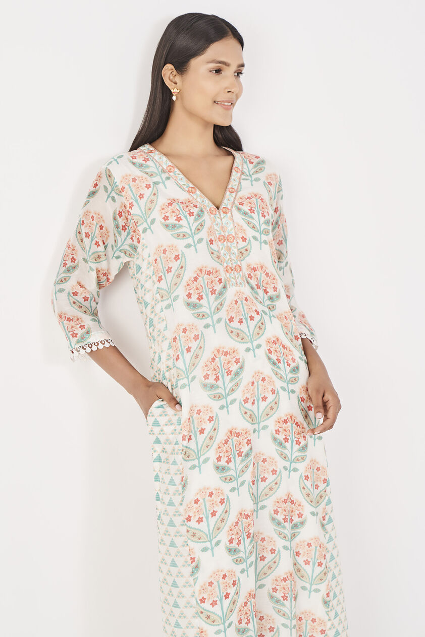 Alvia Kurta Set - Natural, Natural, image 5