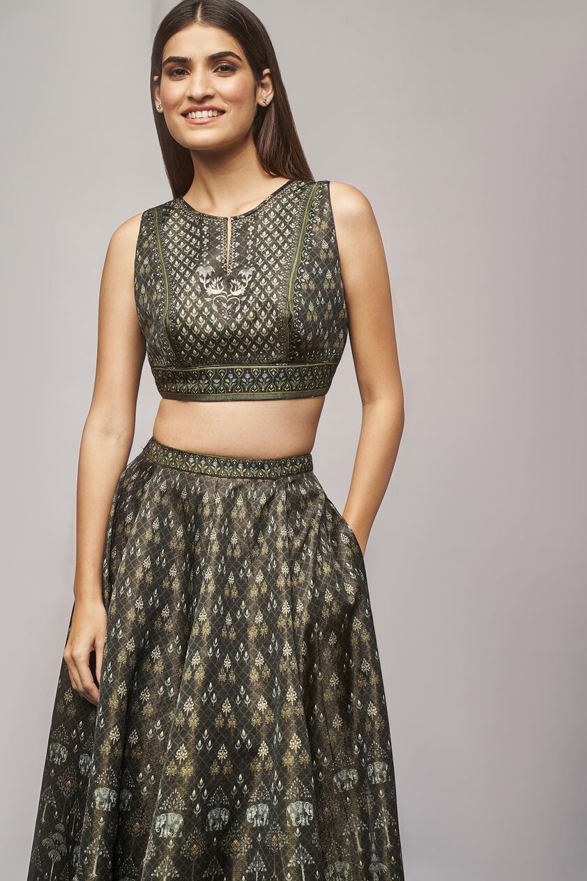 Fayez Skirt Set - Black, Black, image 4