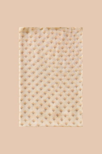 Vanora Printed Saree - Cream, Cream, image 10