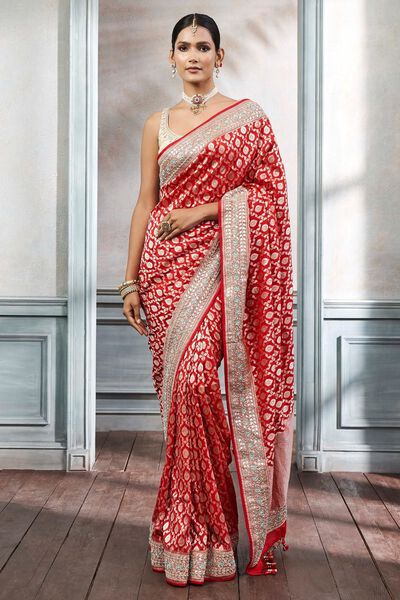 Pankuni Saree Set - Red