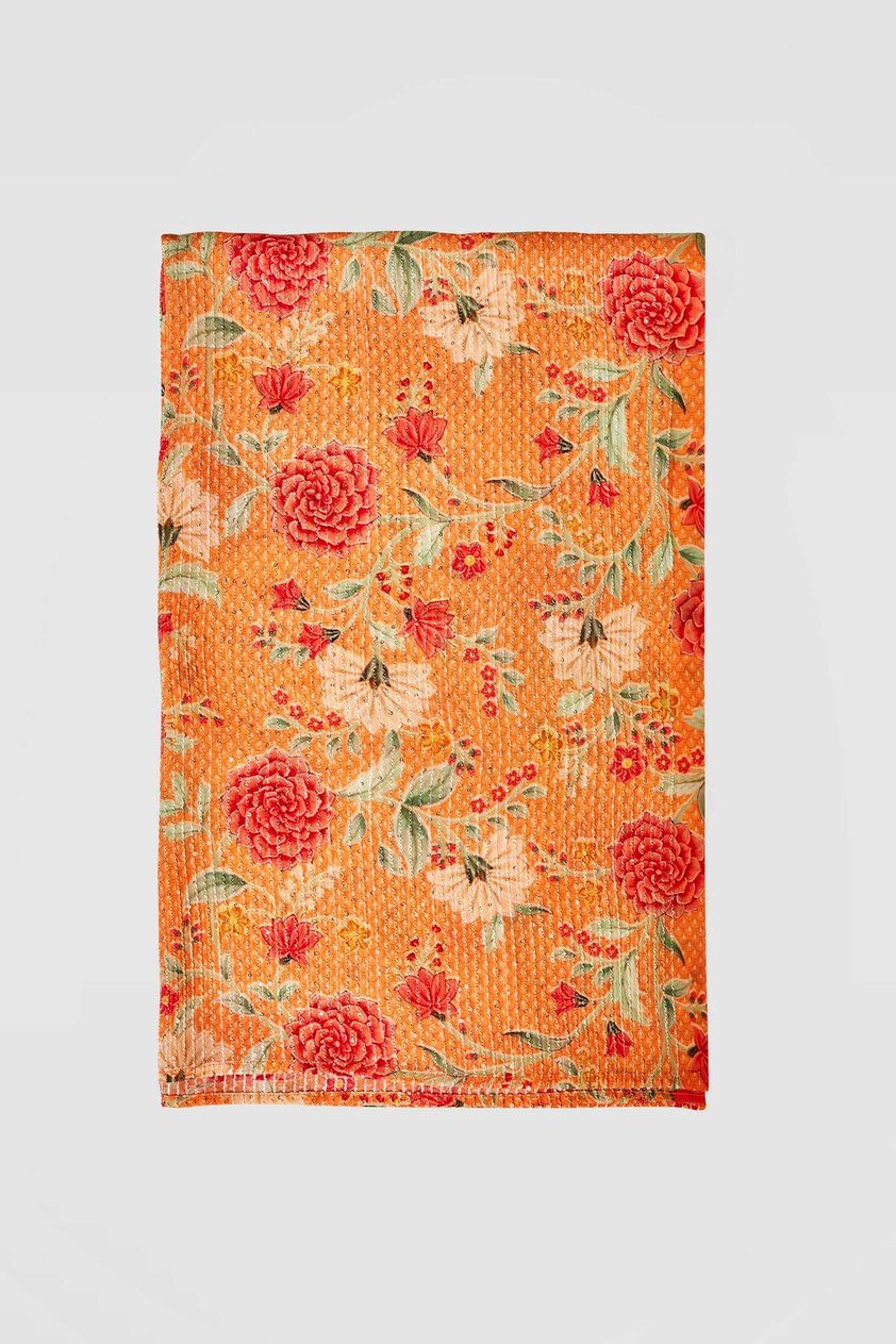 6 - Aashka Saree - Orange, image 6