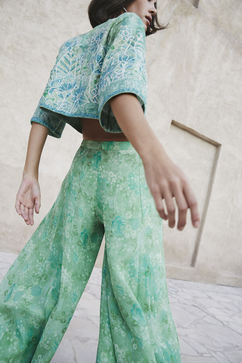 Aneeza Jacket Set - Sage, Sage, image 3