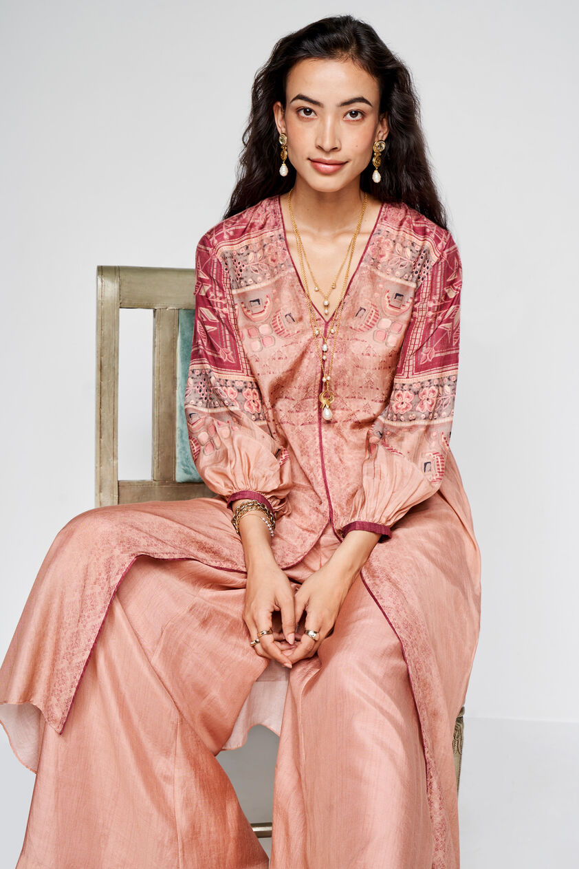 Ava Kurta Set - Onion Pink, Onion Pink, image 3
