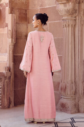 Iraja Gota Patti Silk Kaftan - Blush, Pink, image 2