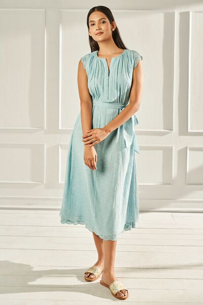 Zoey Dress - Ice Blue