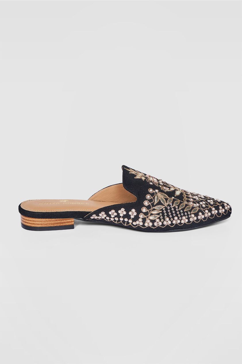 2 - Filigree Mules - Black, image 2