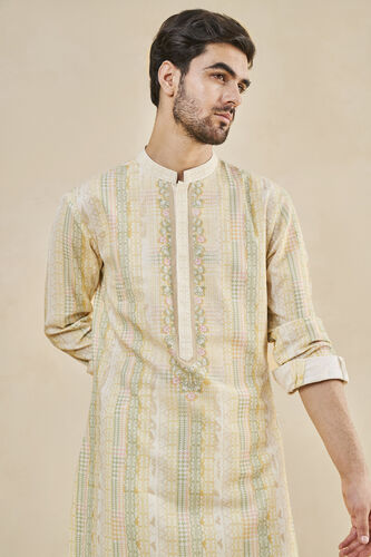 Prasit Kurta - Mustard, Mustard, image 5