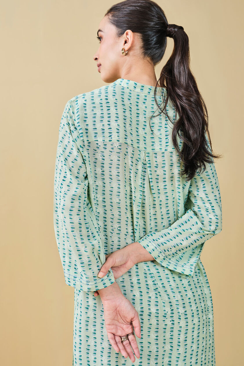 Grove Hand-block Printed Coord  - Sage, Sage, image 9