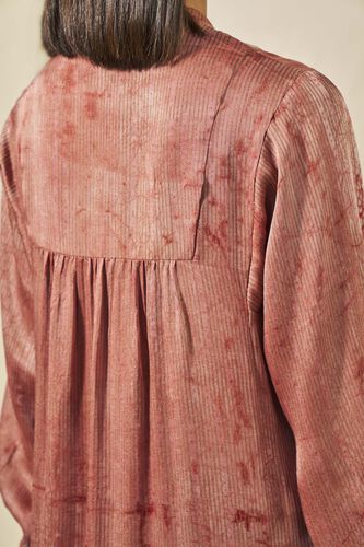 Sahla Dabu Hand-block Printed Kaftan - Pink, Pink, image 5