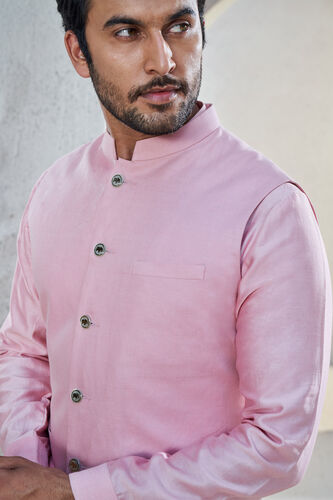 Rayaan Nehru Jacket - Rosewood, Rosewood, image 6