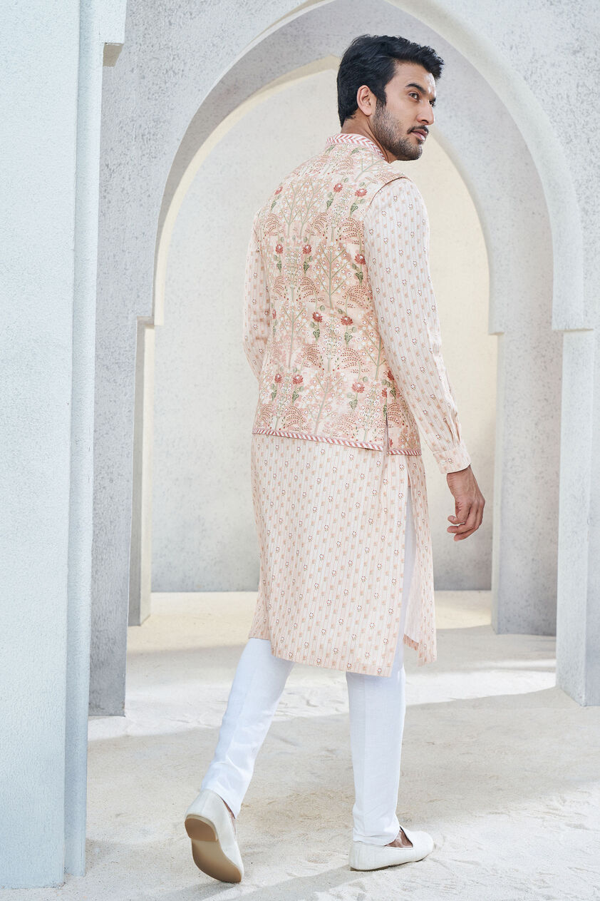 Aakesh Nehru Jacket - Salmon, Salmon, image 2