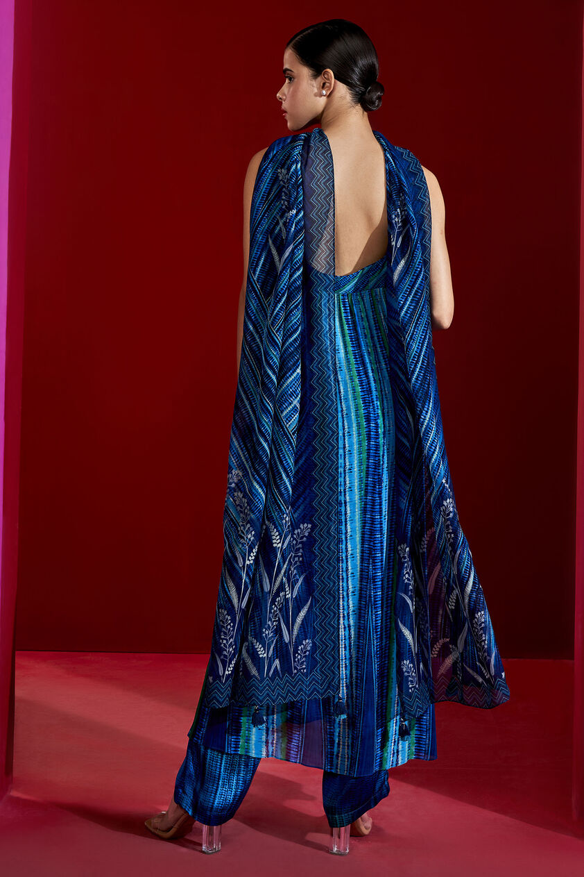 Kimisha Kurta Set - Blue, Blue, image 4