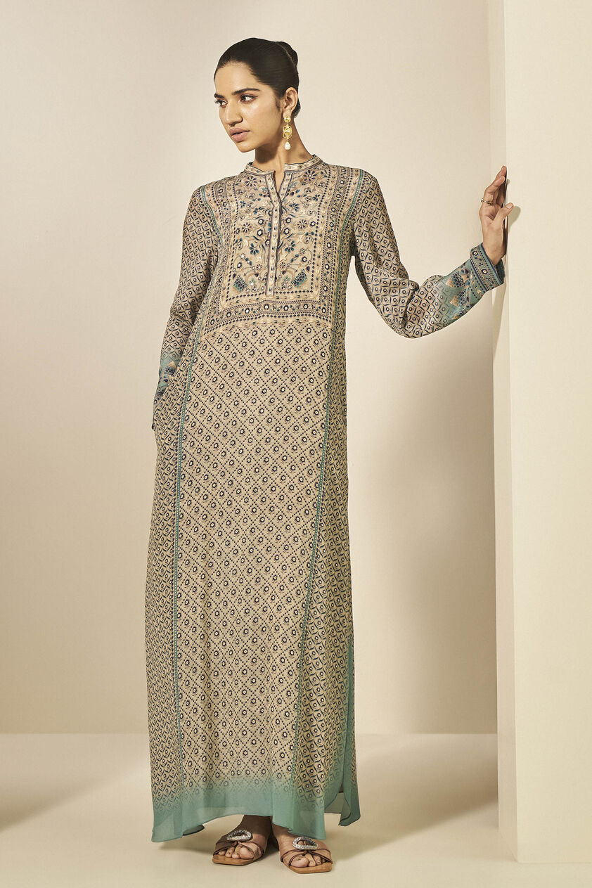 Kazuki Kaftan - Beige, Beige, image 1