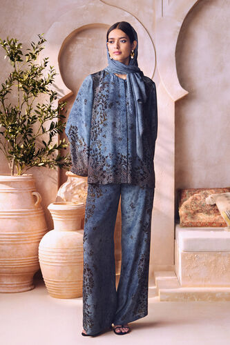 Jazal Co-ord - Blue, Blue, image 1