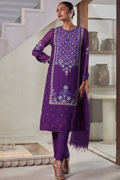 Izna Suit Set - Purple