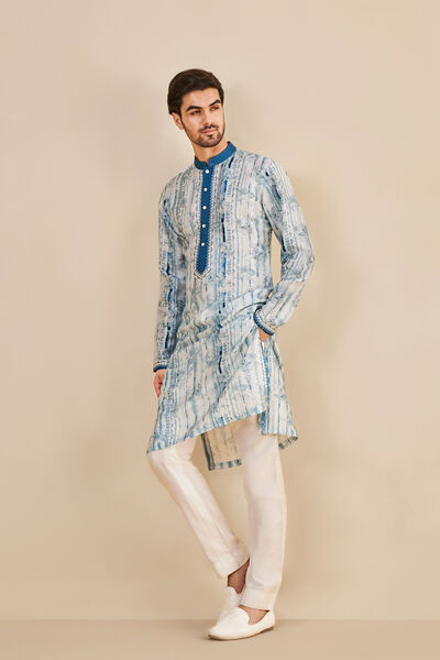 Abhinit Kurta - Blue