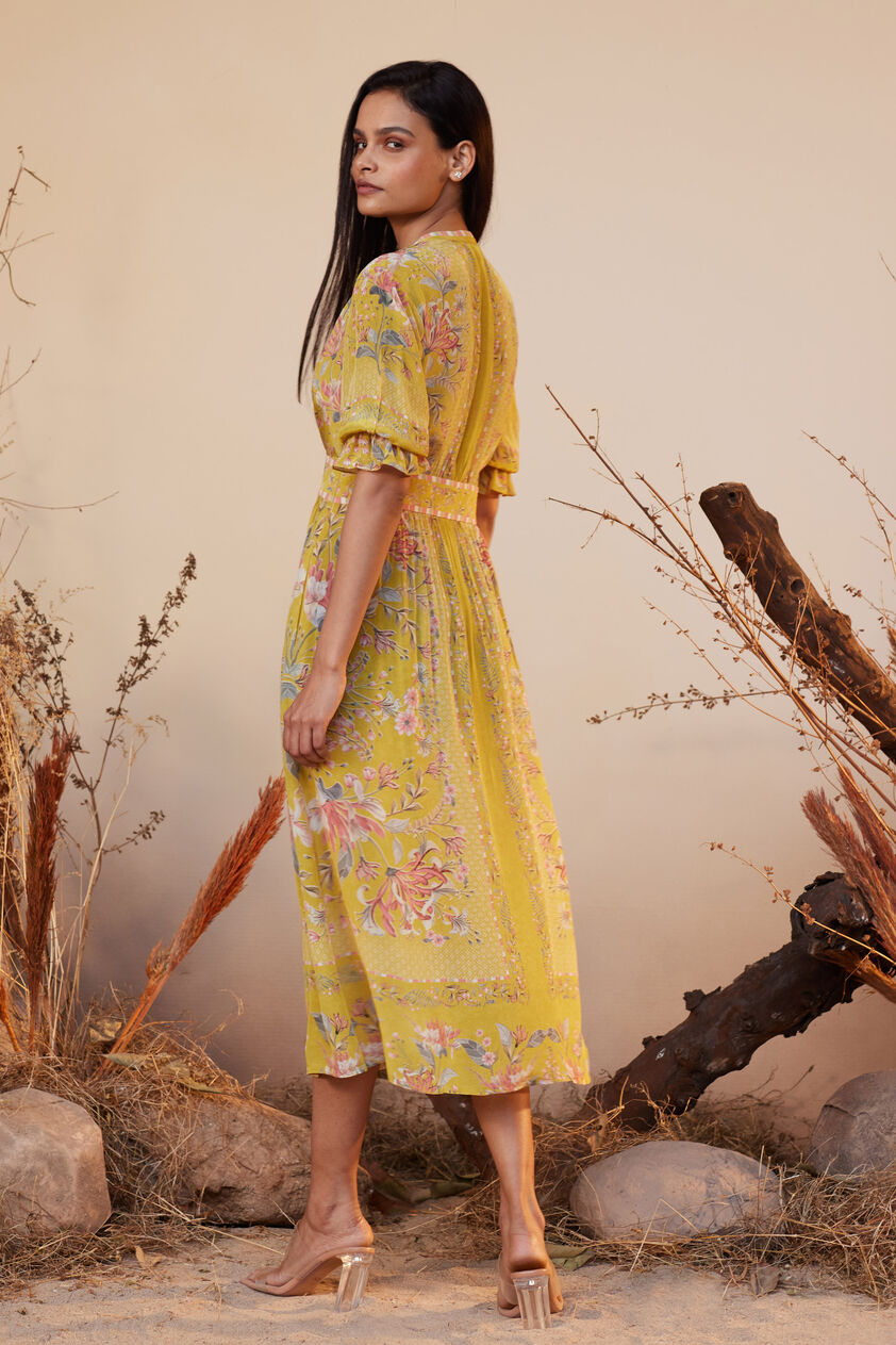 Alvaro Dress - Yellow, Yellow, image 4