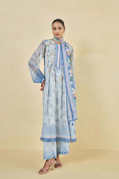 Dayflower Suit Set - Blue
