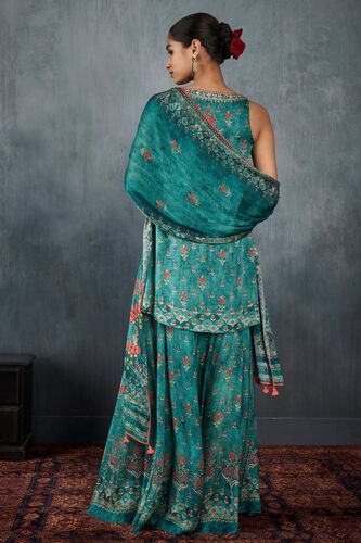 4 - Havisa Sharara Set – Blue , image 4
