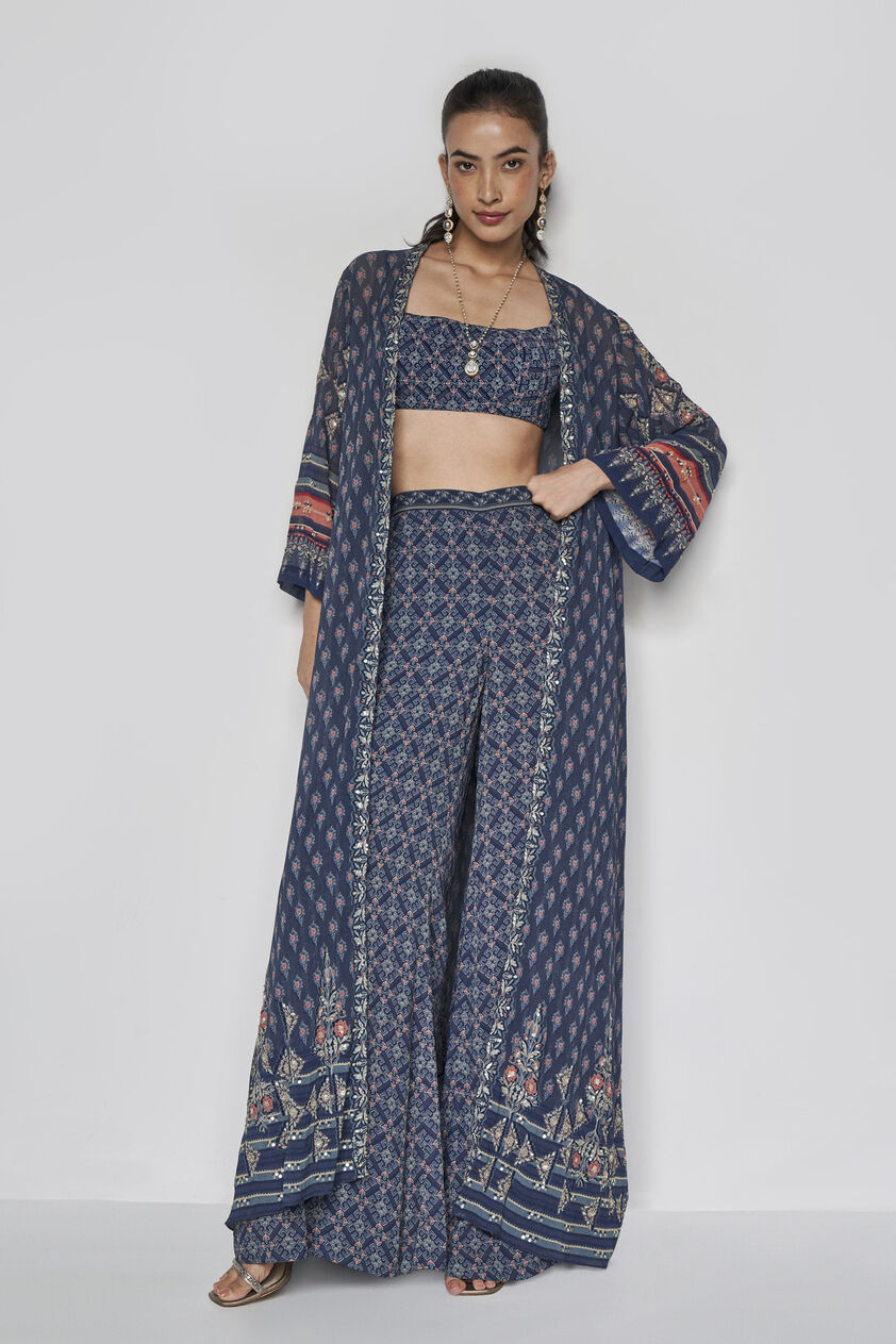 Leandra Jacket Set - Blue, Blue, image 3