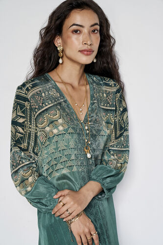 Ava Kurta Set - Green, Sage, image 5