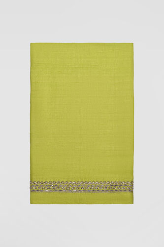 Tajanae Gota Patti Saree - Lime, Lime, image 9
