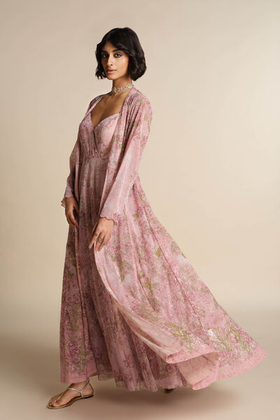 Blooming Meadows Jacket Set - Pink