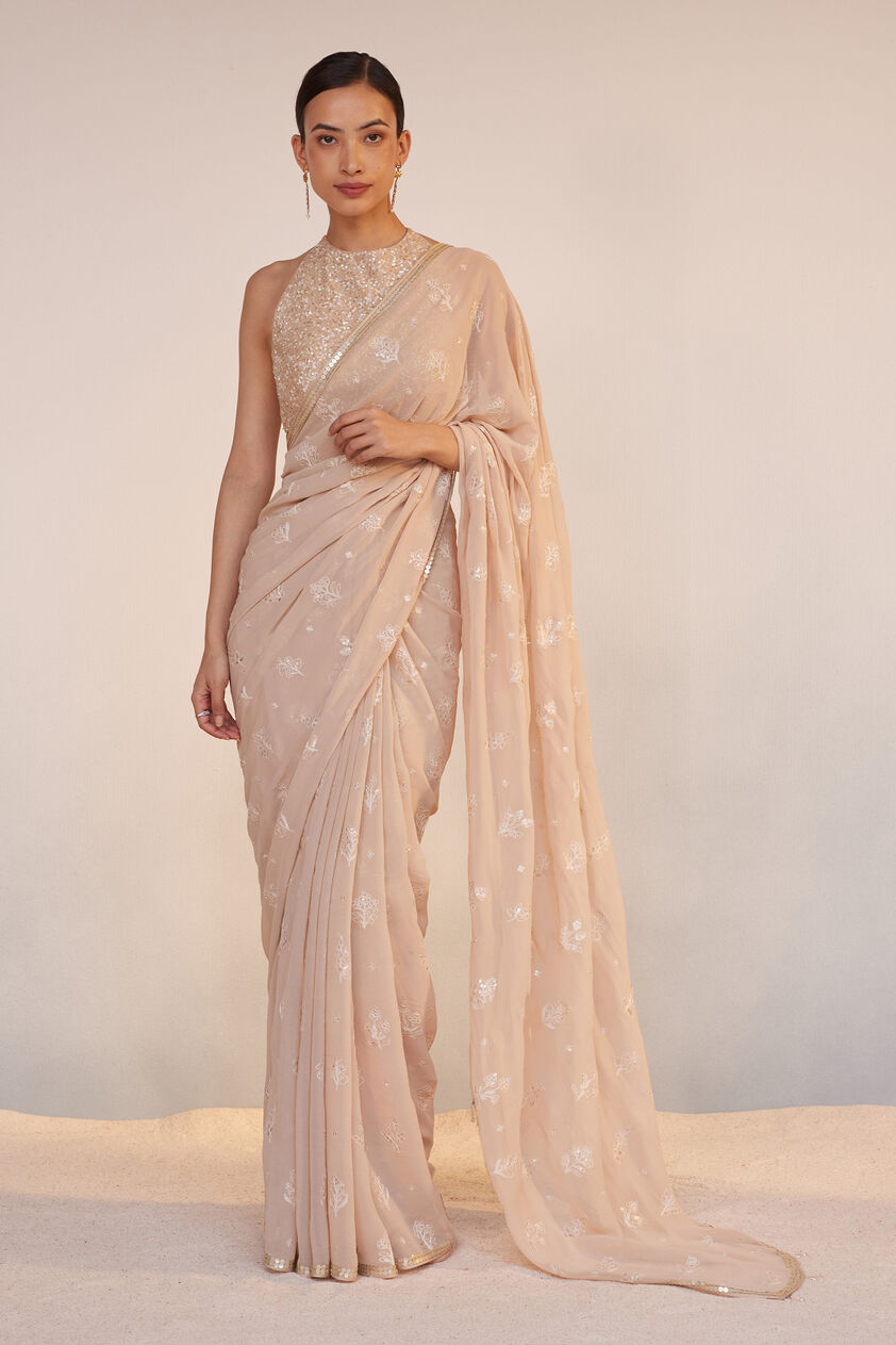 Iqra Saree - Flesh, Flesh, image 1