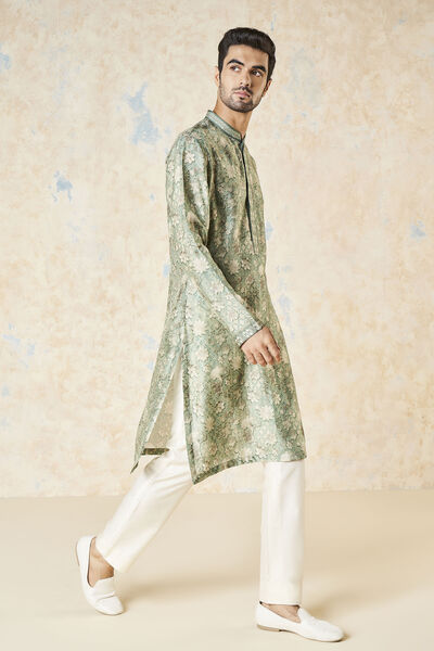 Bhramar Kurta - Sage
