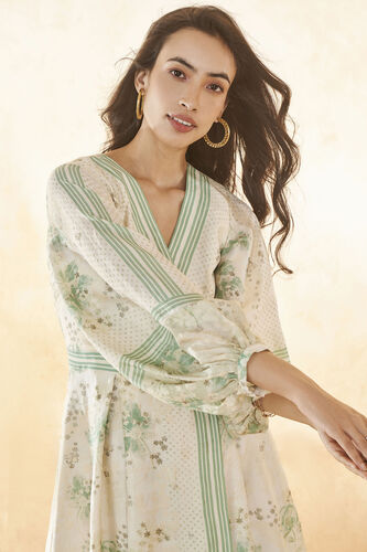 Aubrey Silk Dress - Sage, Sage, image 4