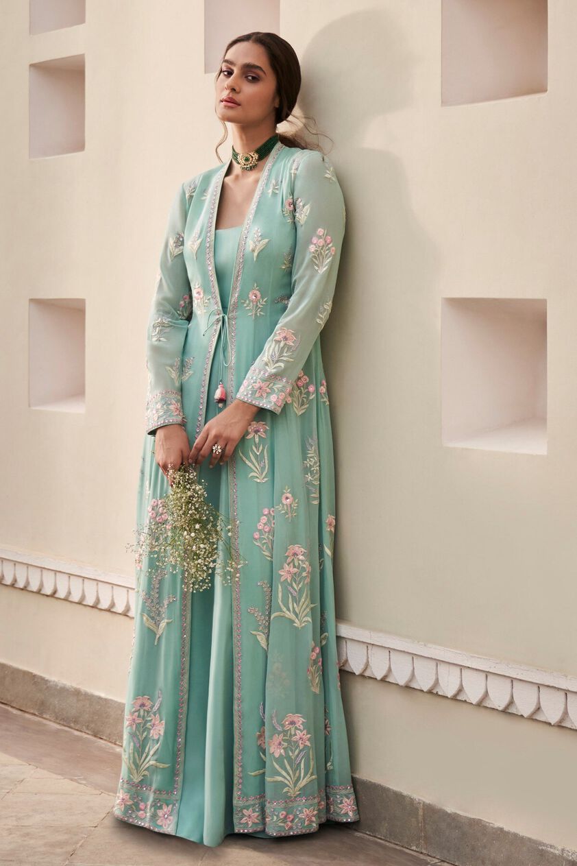 1 - Tesoro Jacket Set - Aqua​, image 1