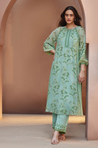 Alya Kurta Set - Sage, Sage, image 1