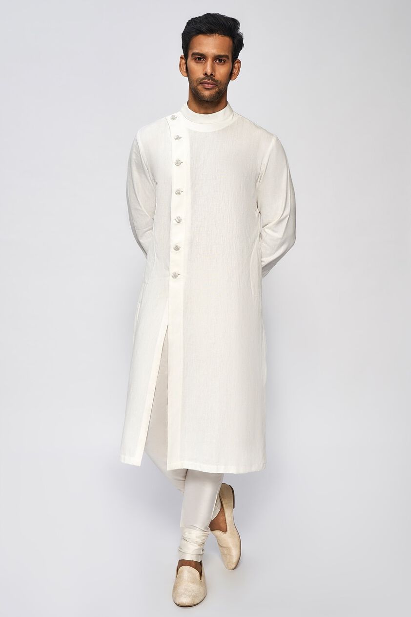 1 - Gulfam Kurta – Off White, image 1
