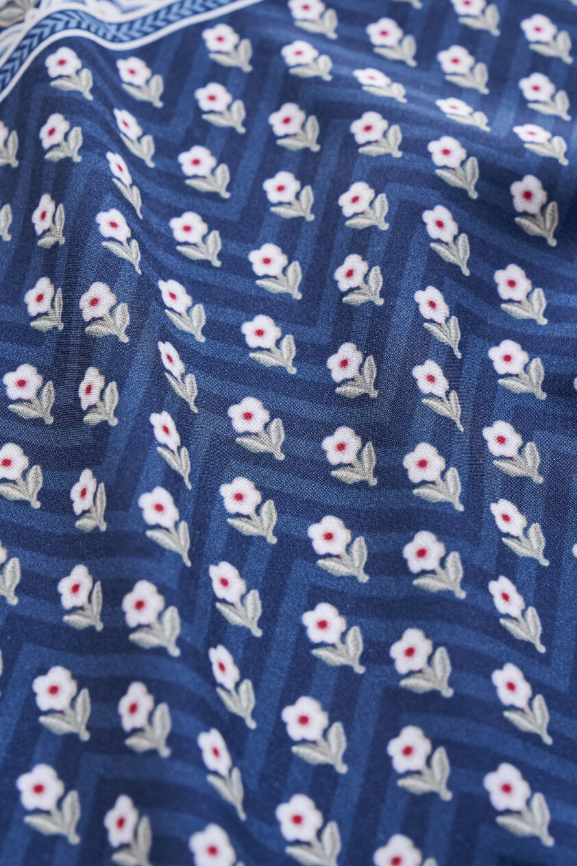 Aan Pocket Square - Navy, Navy, image 2