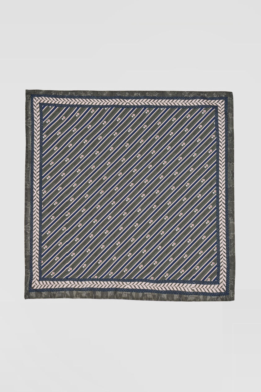 Anay Pocket Square - Emerald, Emerald, image 1