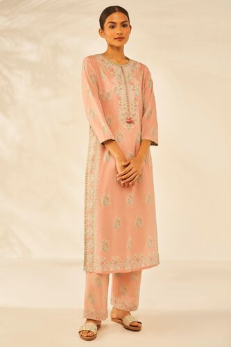 2 - Mehar Kurta Set &ndash; Rose Pink , image 2