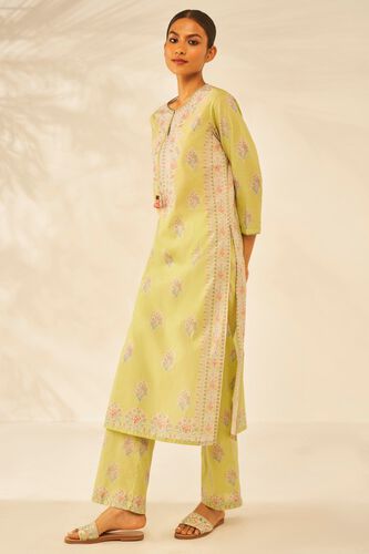3 - Mehar Kurta Set &ndash; Lime, image 3