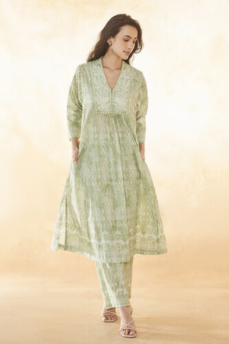 Estaa Kurta Set - Sage, Sage, image 1