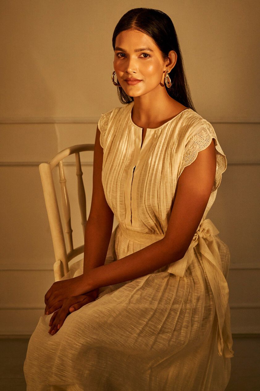 8 - Zoey Dress – Ivory, image 8
