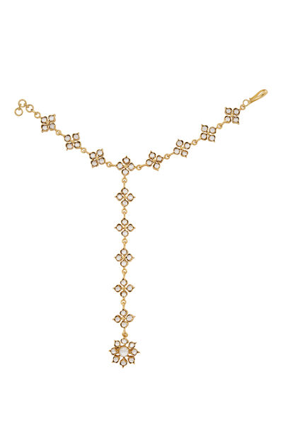 Gold Plated Silver Hathphool