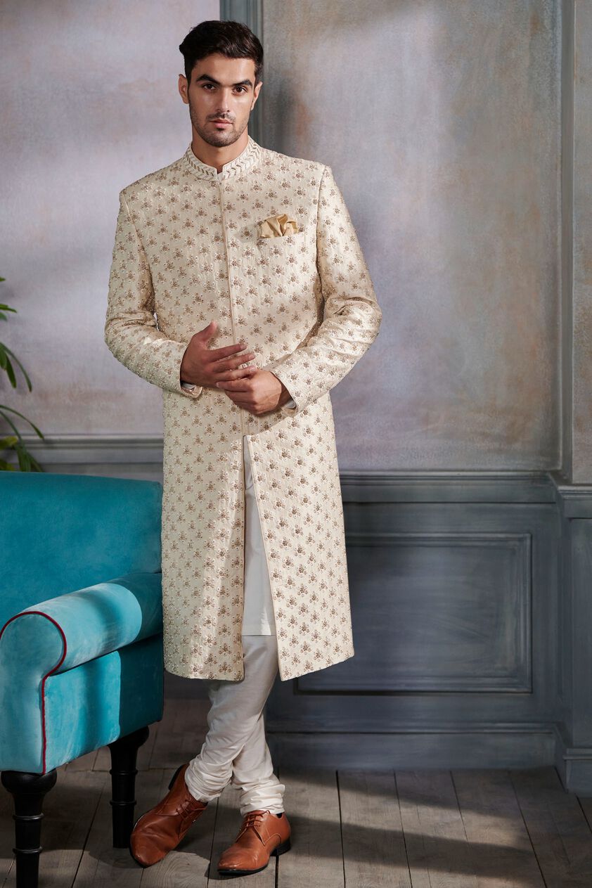 1 - Lian Sherwani – Cream, image 1