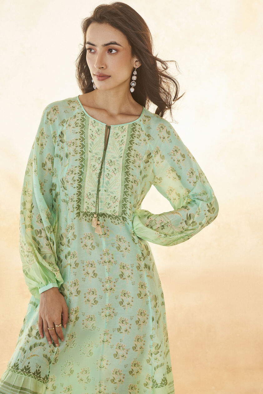 Jarek Tunic Dress - Green, Green, image 4